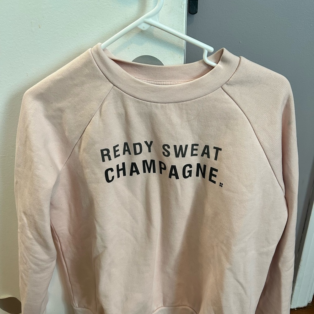 Sweaty Betty Light Pink Sweatshirt
